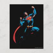 Superman Arms opgetild Briefkaart (Voorkant)