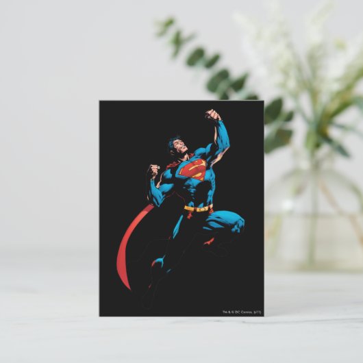 Superman Arms opgetild Briefkaart (Staand voorkant)