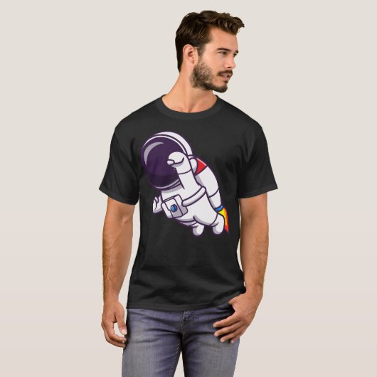 Superman Astronaut T-shirt (Voorkant volledig)
