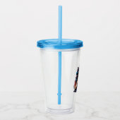 Superman, Batman en Wonder Woman Trinity Acryl Drinkbeker (Rechts)