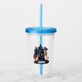 Superman, Batman en Wonder Woman Trinity Acryl Drinkbeker