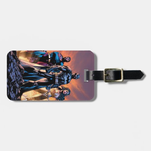 Superman, Batman en Wonder Woman Trinity Bagagelabel (Voorkant horizontaal)