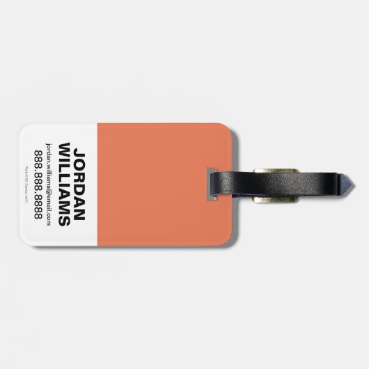 Superman, Batman en Wonder Woman Trinity Bagagelabel (Achterkant horizontaal)