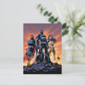 Superman, Batman en Wonder Woman Trinity Briefkaart (Staand voorkant)