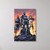 Superman, Batman en Wonder Woman Trinity Canvas Afdruk (Voorkant)