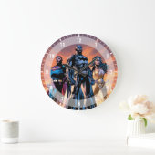 Superman, Batman en Wonder Woman Trinity Grote Klok (Huis)