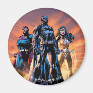 Superman, Batman en Wonder Woman Trinity Magneet