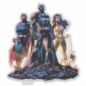 Superman, Batman en Wonder Woman Trinity Sticker (Voorkant)