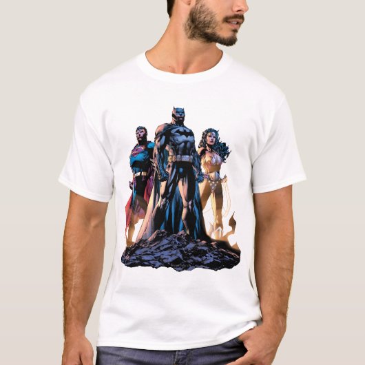 Superman, Batman en Wonder Woman Trinity T-shirt (Voorkant)