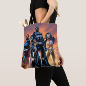 Superman, Batman en Wonder Woman Trinity Tote Bag (Dichtbij)