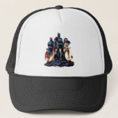 Superman, Batman en Wonder Woman Trinity Trucker Pet (Voorkant)