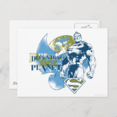 Superman | Bescherming van de planeet Briefkaart (Voorkant / Achterkant)