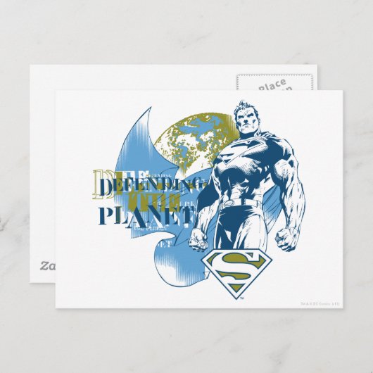 Superman | Bescherming van de planeet Briefkaart (Voorkant / Achterkant)