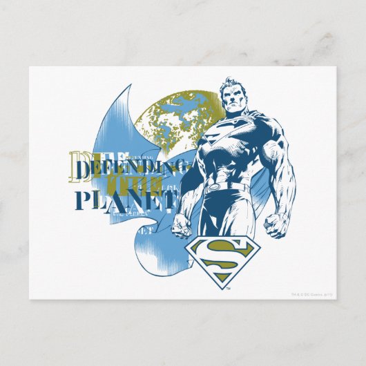 Superman | Bescherming van de planeet Briefkaart (Voorkant)
