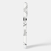 Superman Black en White 3 Case-Mate iPhone Case (Achterkant / Rechts)