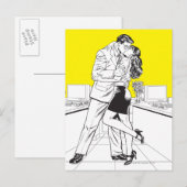 Superman Black en White 5 Briefkaart (Voorkant / Achterkant)