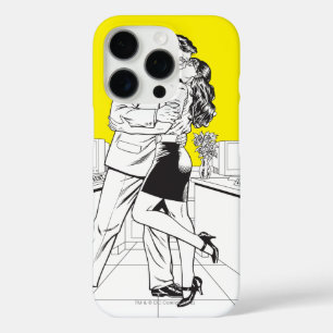 Superman Black en White 5 iPhone 16 Pro Hoesje