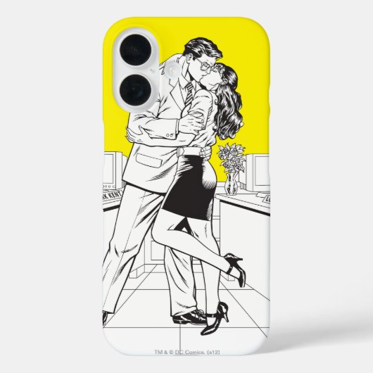 Superman Black en White 5 Case-Mate iPhone Case (Achterkant)