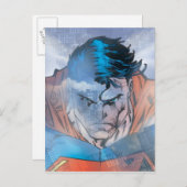 Superman - blauw briefkaart (Voorkant / Achterkant)