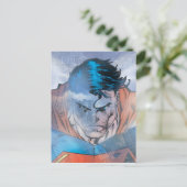 Superman - blauw briefkaart (Staand voorkant)