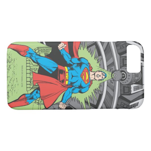 Superman blootgesteld aan Kryptonite Case-Mate iPhone Case (Achterkant (Horizontaal))