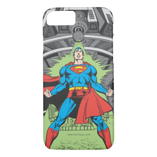 Superman blootgesteld aan Kryptonite Case-Mate iPhone Case (Achterkant)