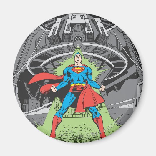 Superman blootgesteld aan Kryptonite Magneet (Voorkant)
