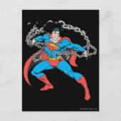Superman Breaks Chains 2 Briefkaart (Voorkant)