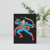 Superman Breaks Chains 2 Briefkaart (Staand voorkant)