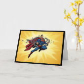 Superman breaks chains kaart (Gele Bloem)