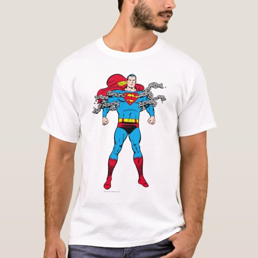 Superman Breaks Chains T-shirt (Voorkant)