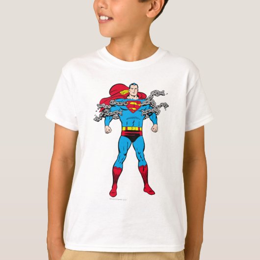 Superman Breaks Chains T-shirt (Voorkant)