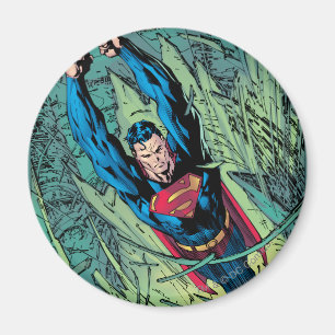 Superman breekt door magneet