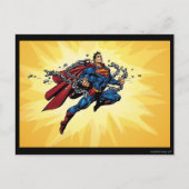 Superman breekt ketens briefkaart (Voorkant)
