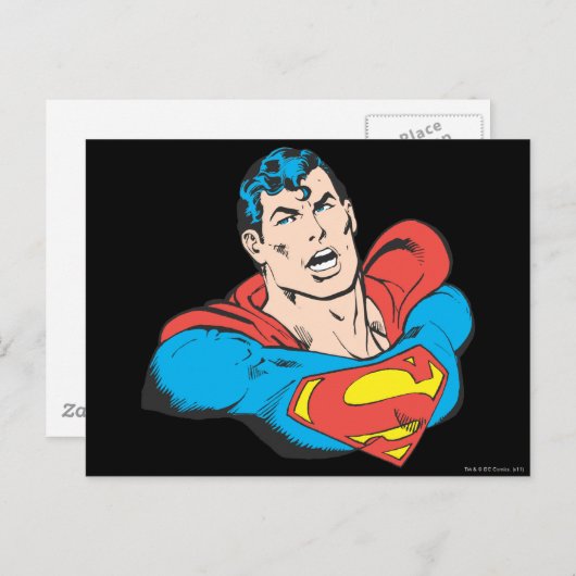 Superman Bust 1 Briefkaart (Voorkant / Achterkant)