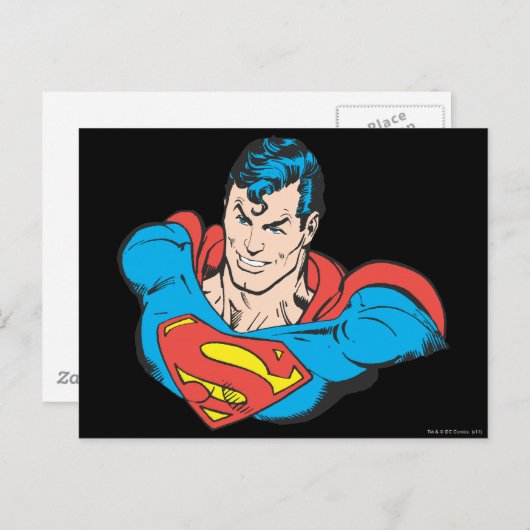 Superman Bust 2 Briefkaart (Voorkant / Achterkant)