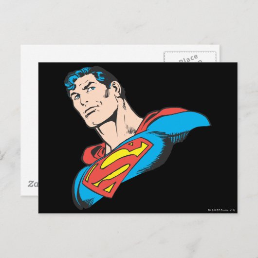 Superman Bust 3 Briefkaart (Voorkant / Achterkant)