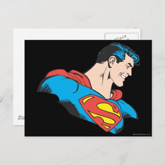 Superman Bust 4 Briefkaart (Voorkant / Achterkant)