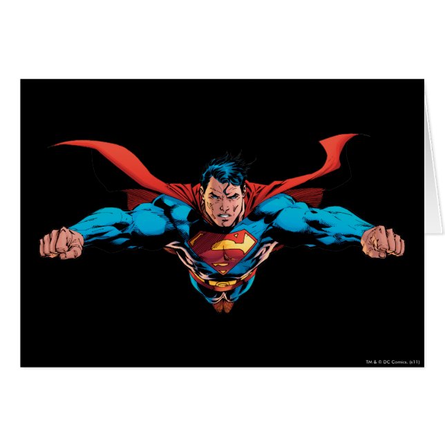 Superman cape vliegen (Voorkant Horizontaal)