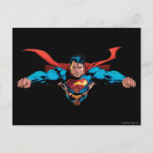 Superman cape vliegen briefkaart (Voorkant)