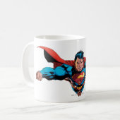 Superman cape vliegen koffiemok (Voorkant links)