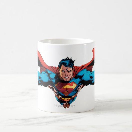 Superman cape vliegen koffiemok (Center)