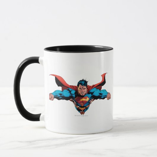 Superman cape vliegen mok (Links)