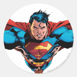 Superman capes ronde sticker
