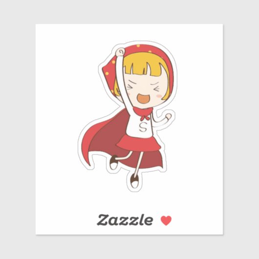 Superman-Cartoon Sticker (Vel)