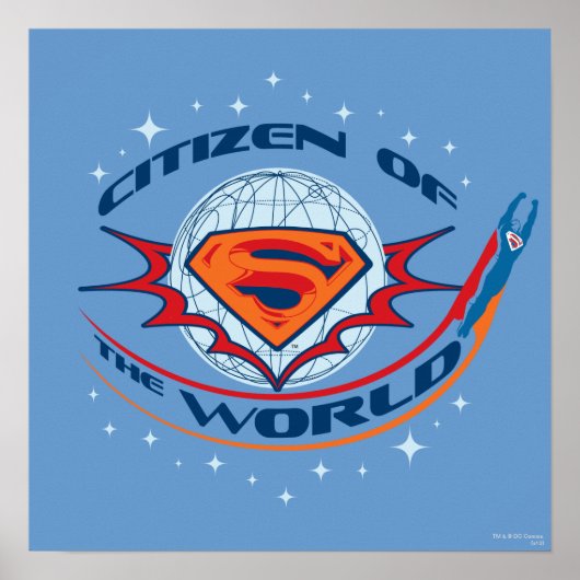 Superman Citizen of the World Poster (Voorkant)