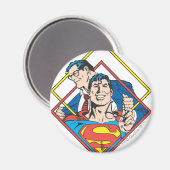Superman/Clark Kent Magneet (Voorkant / Achterkant)