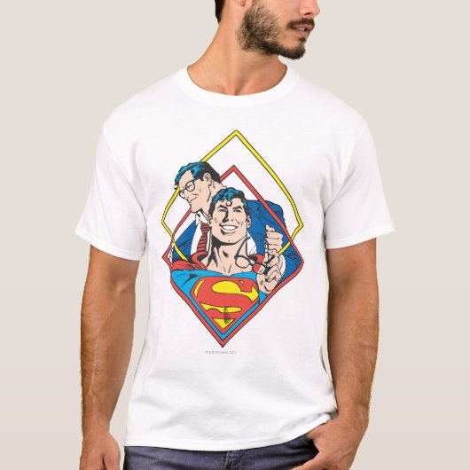 Superman/Clark Kent T-shirt (Voorkant)