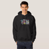Superman Comic Book Collage Hoodie (Voorkant volledig)