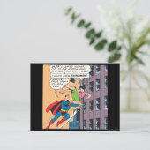 Superman Comic Panel — Accidental-Prone Lois Briefkaart (Staand voorkant)